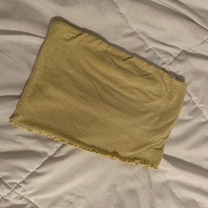 Yellow Pacsun crop top